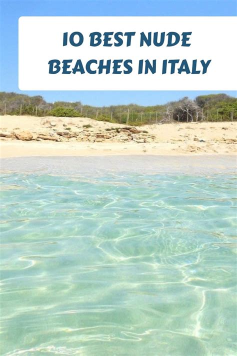 10 Best Nudist Beaches in Italy